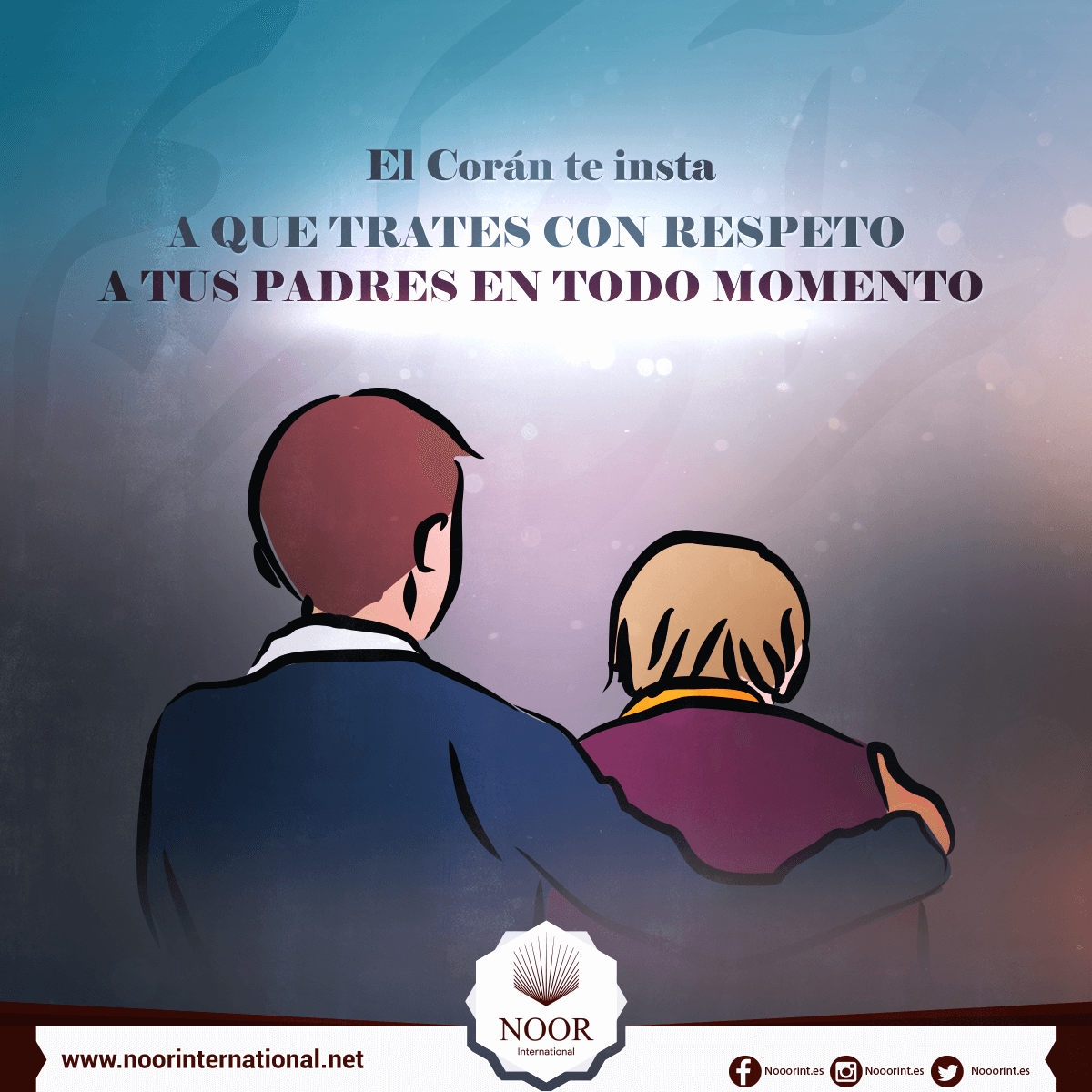 El Corán te insta a que trates con respeto a tus padres en todo momento