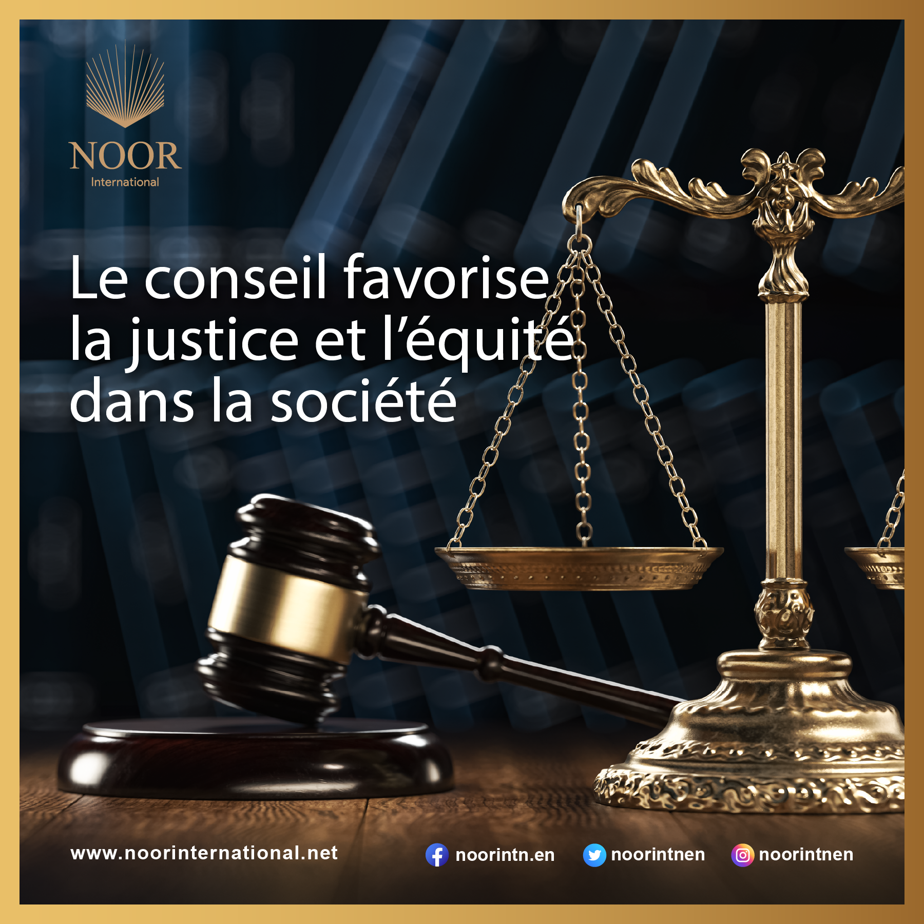 El consejo promueve la justicia y la equidad en la sociedad