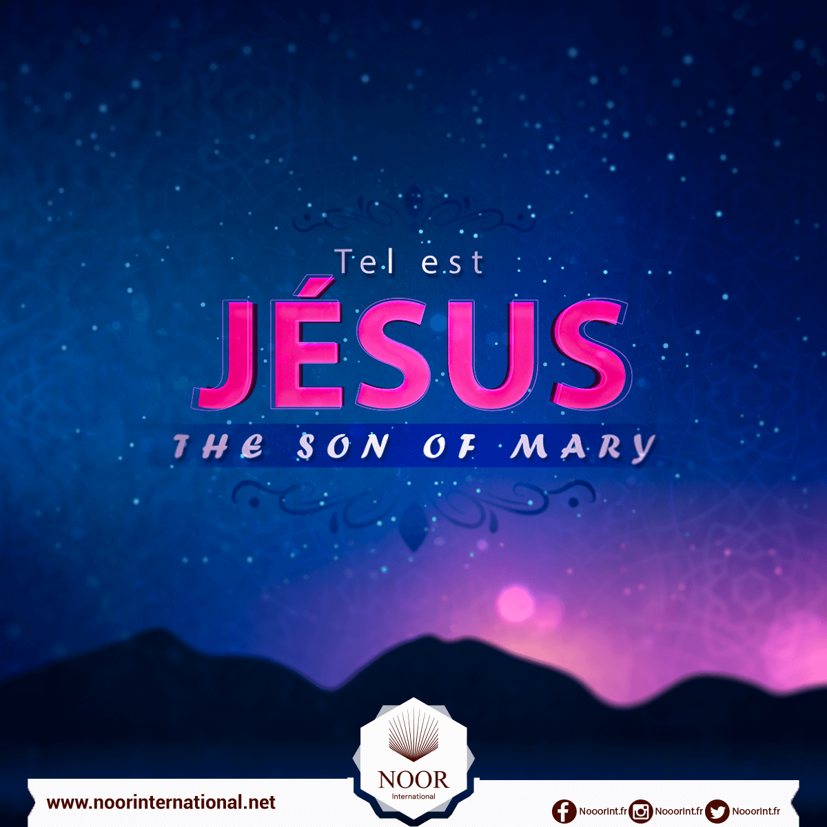 Tel est Jésus, fils de Marie