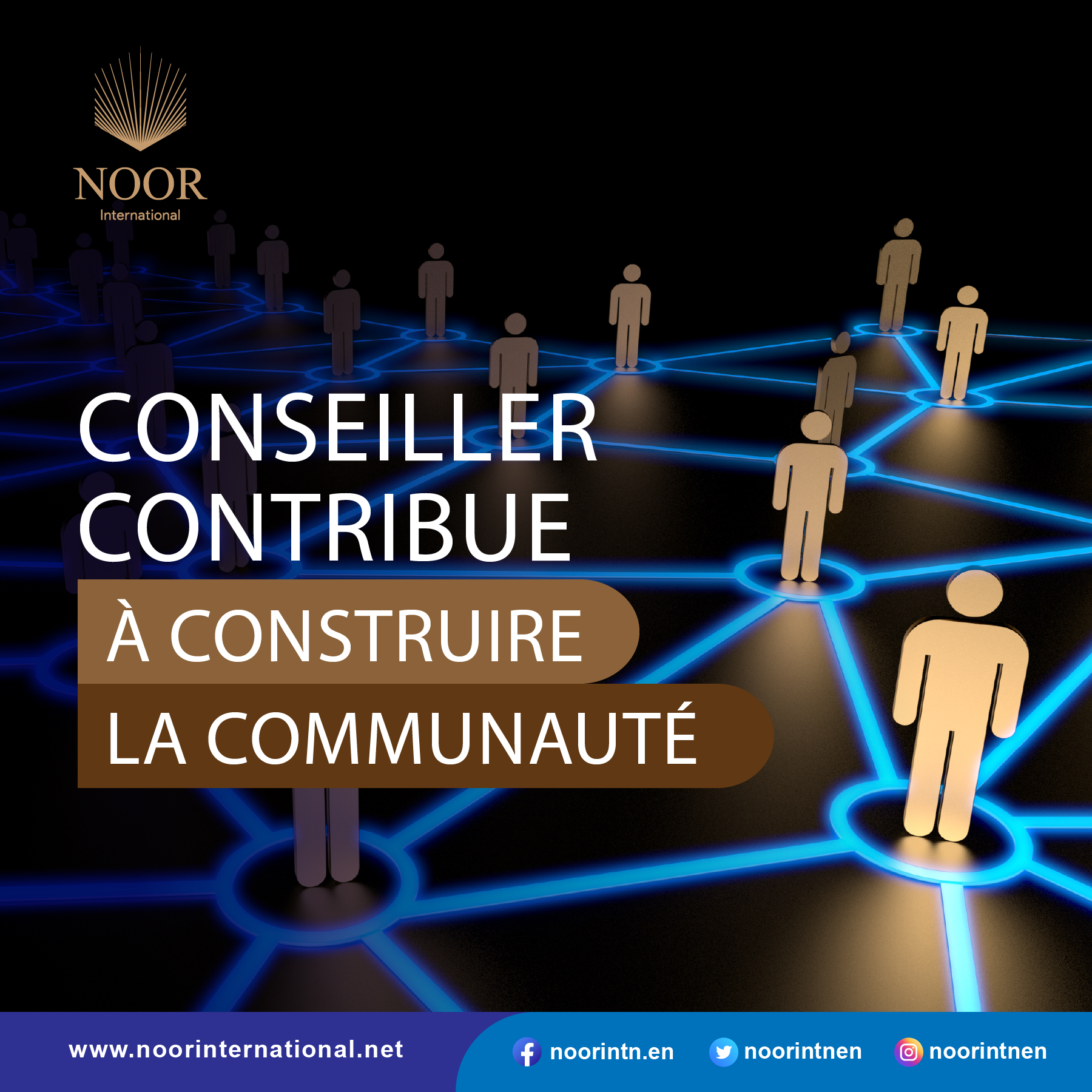 Conseiller contribue à construire la communauté