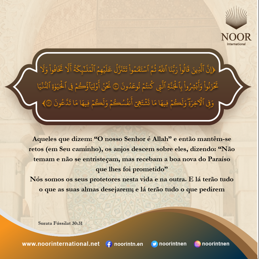 ​Depois, fizemos de vós sucessores na terra após eles .."