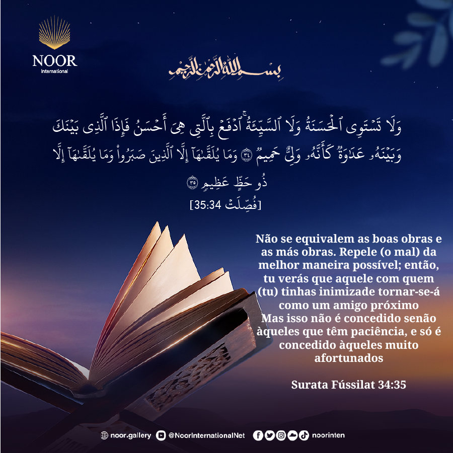 ​Não se equivalem as boas obras e as más obras."