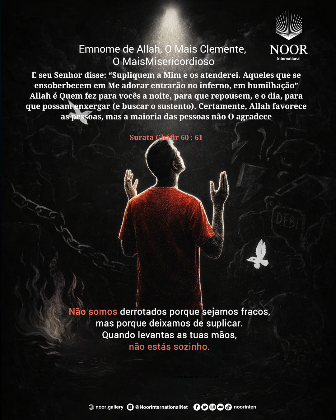 Entre o medo e a esperança