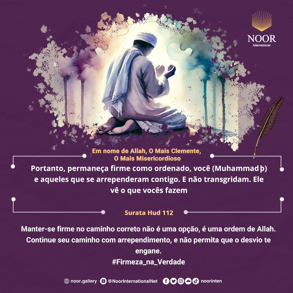Manter-se firme no caminho correto não é uma opção, "