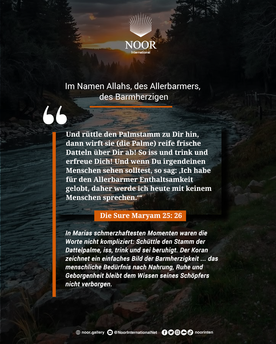 ​In Marias schmerzhaftesten Momenten waren die Worte."