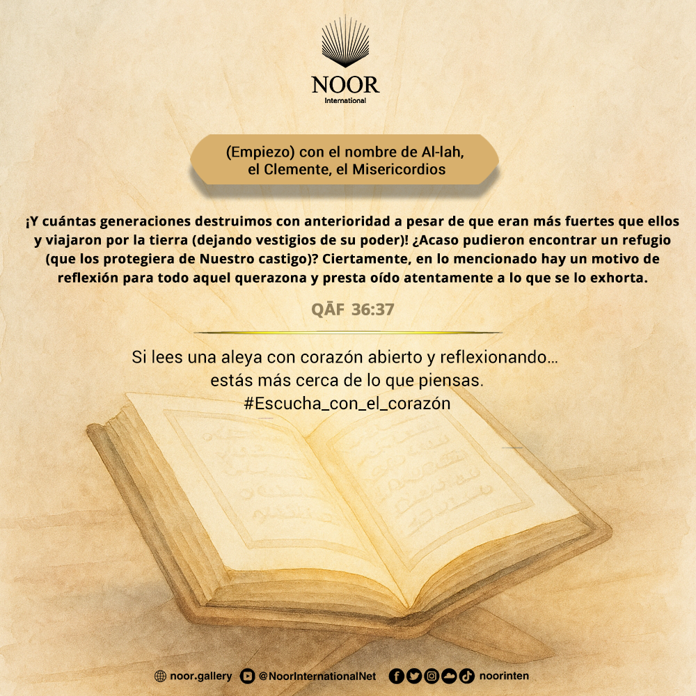 Si lees una aleya con corazón abierto y reflexionando…