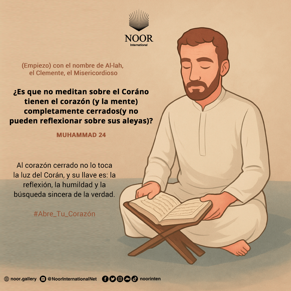 Los corazones son los que entienden, no los oídos…