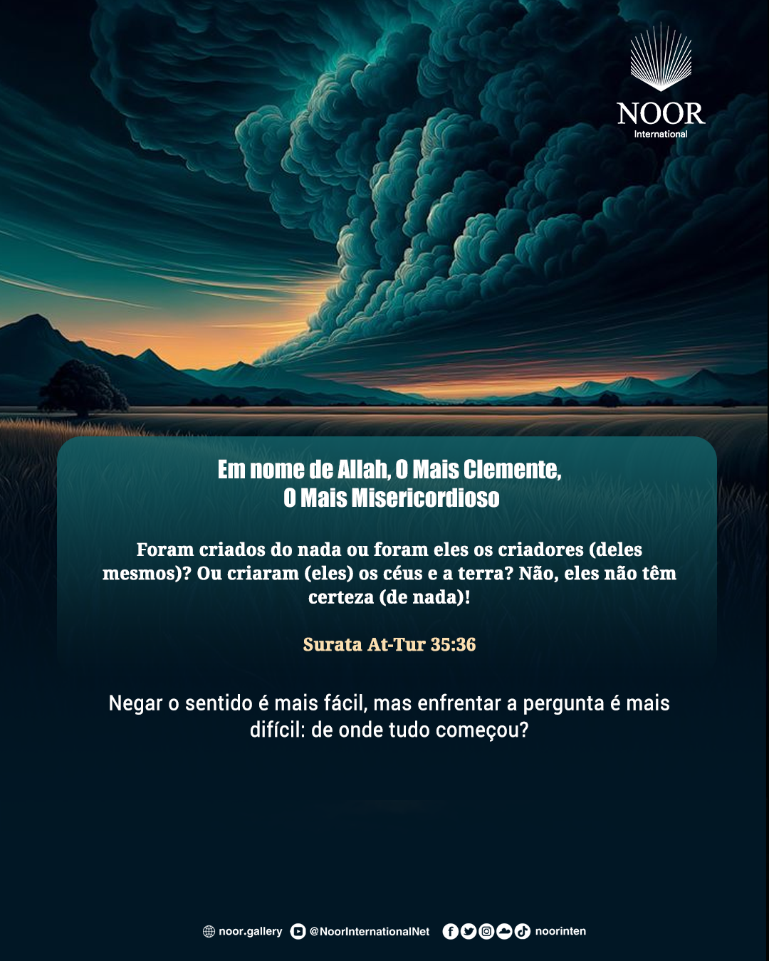 Negar o sentido é mais fácil, mas enfrentar a pergunta é mais difícil