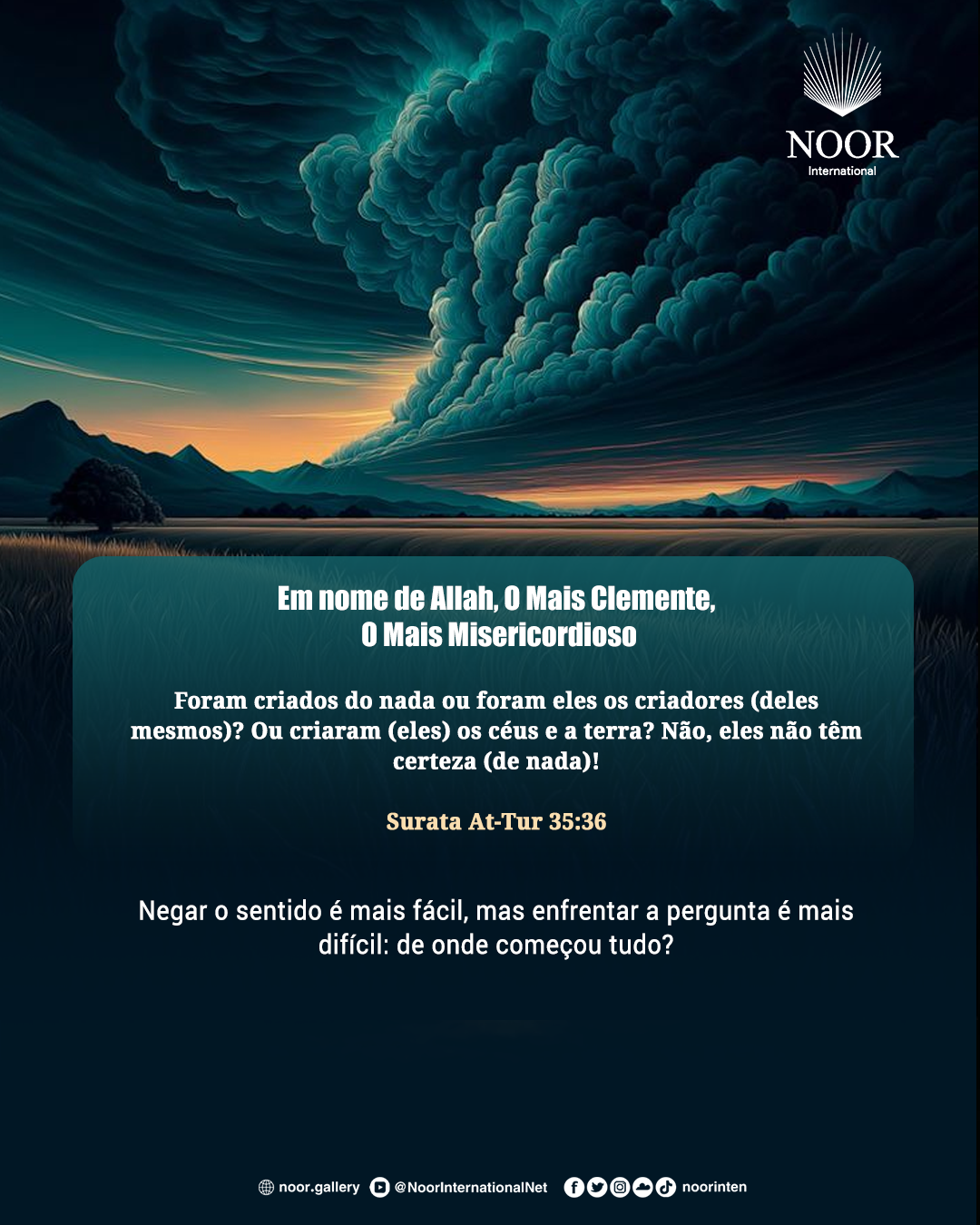 Negar o sentido é mais fácil, mas enfrentar a pergunta
