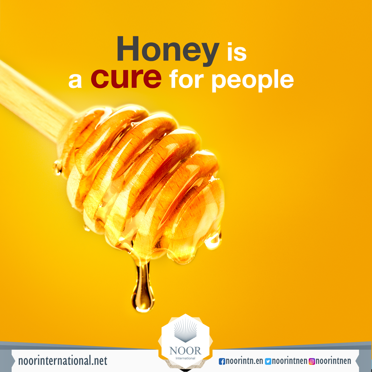 Honey is a cure for people