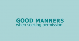 Good manners when seeking permission