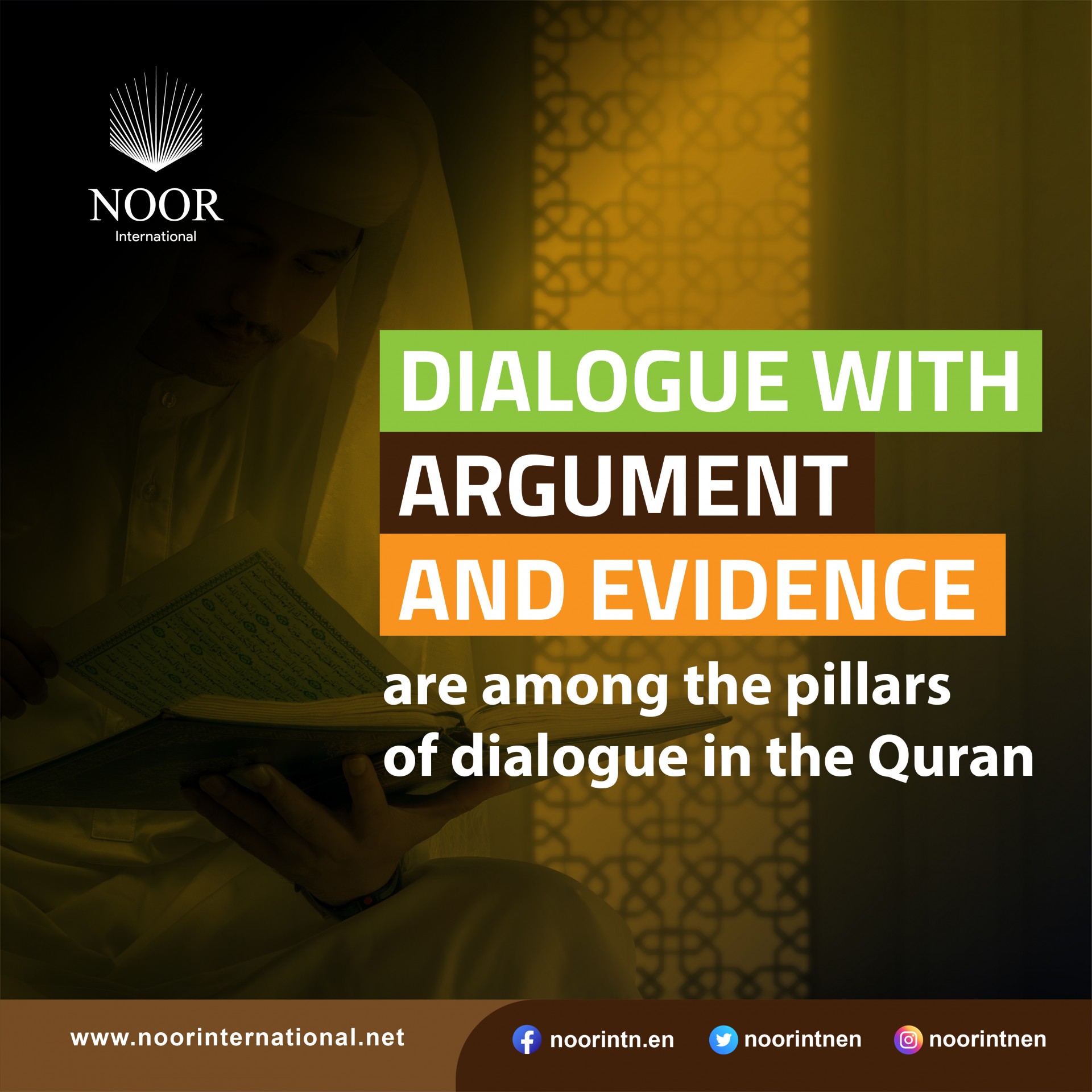 The culture of dialogue in the Quran