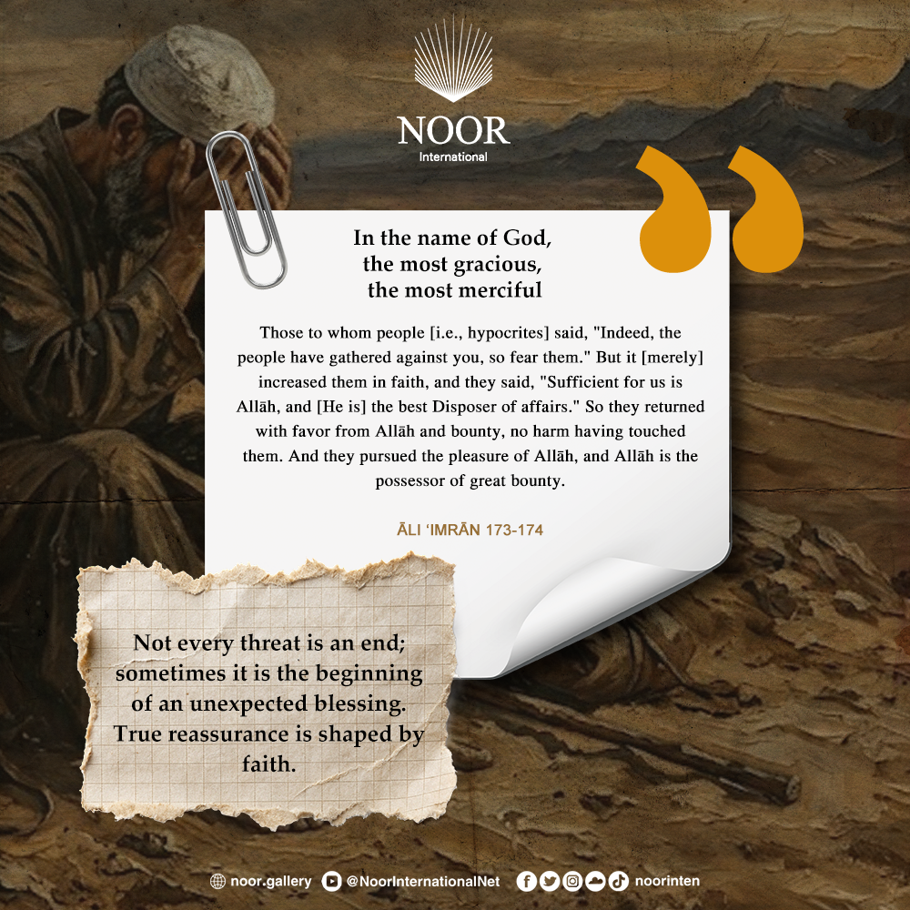 Not every threat is an end; sometimes it is the beginning