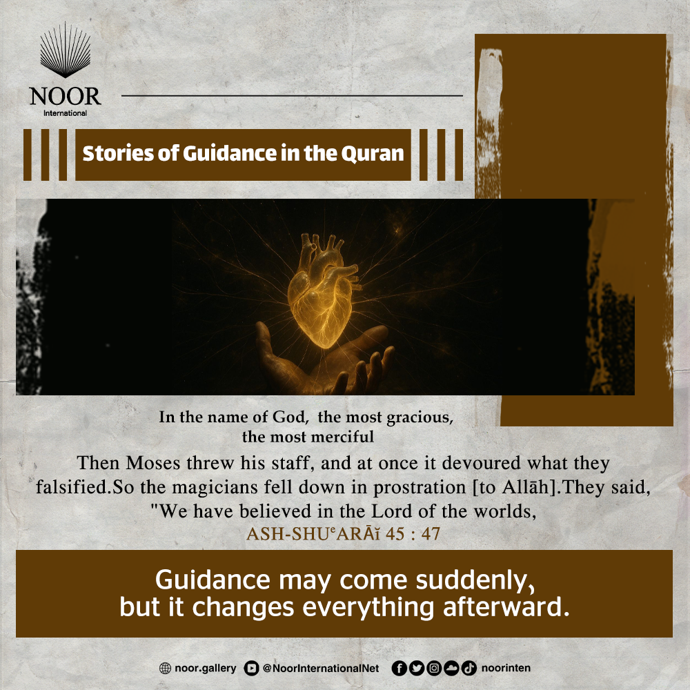 Guidance may come suddenly,