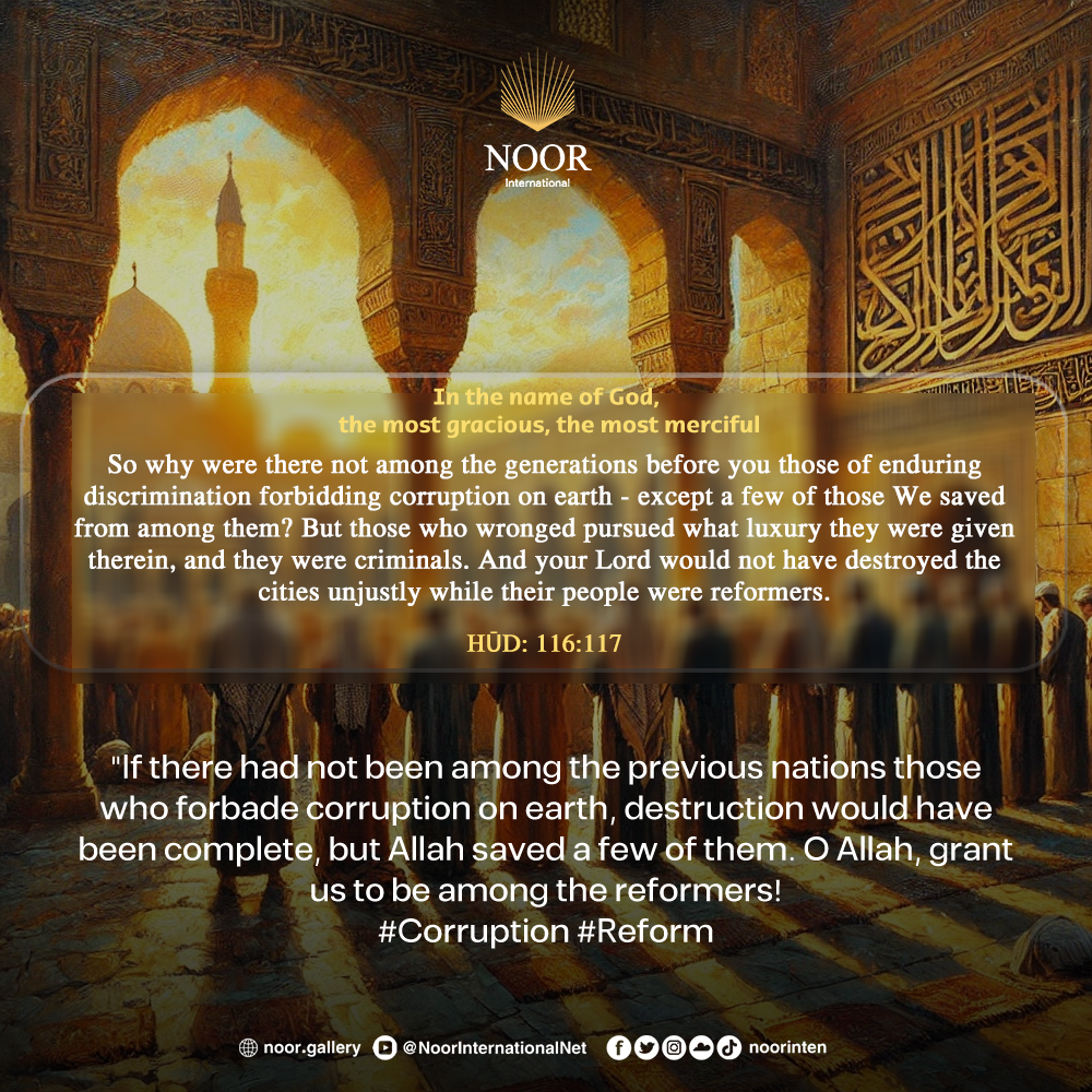 "If there had not been among the previous nations those who forbade