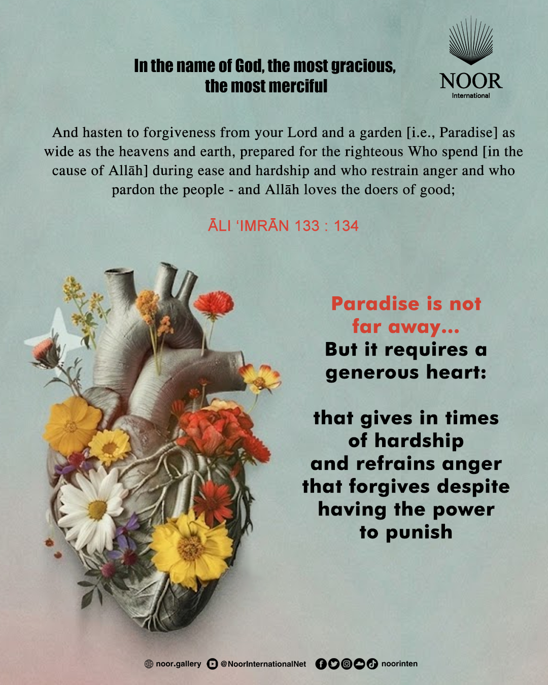 The most beautiful promise in your life…