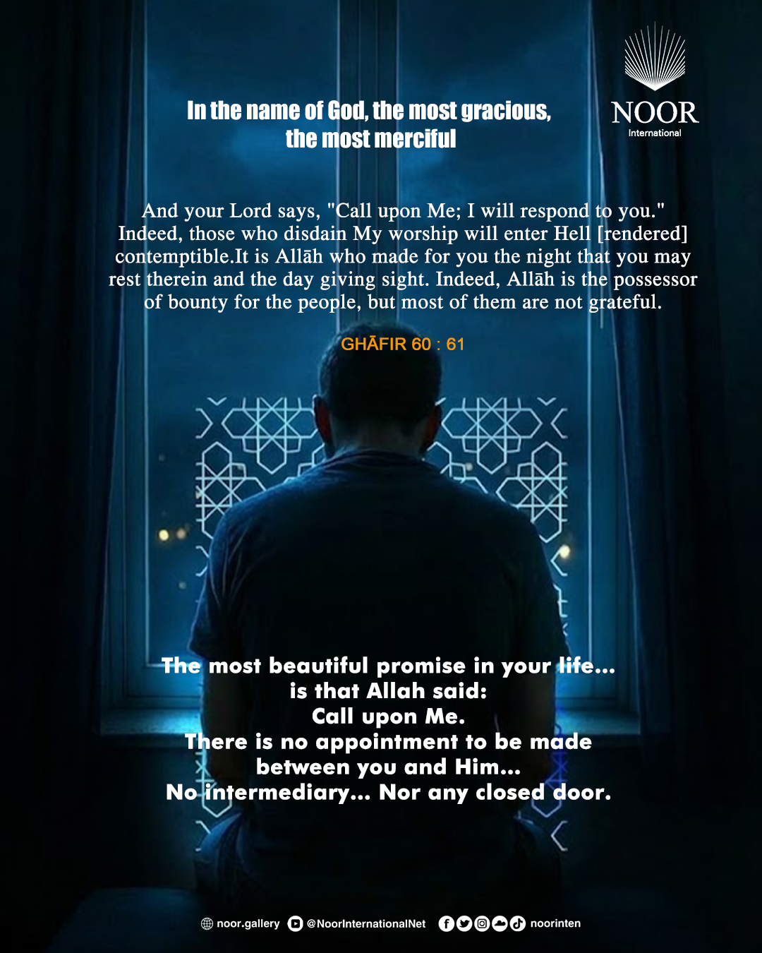 The most beautiful promise in your life…