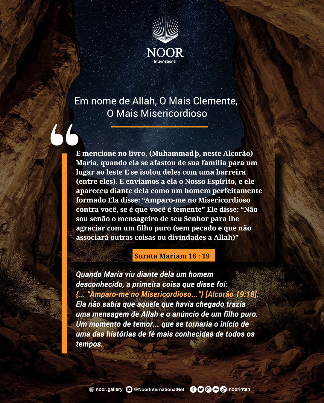 Quando Maria viu diante dela um homem desconhecido,"