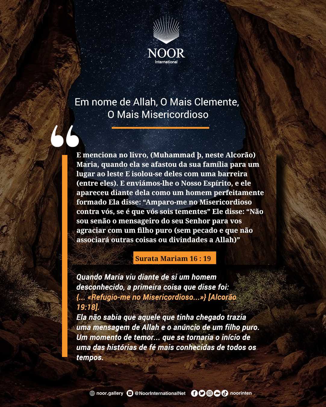 ​Quando Maria viu diante de si um homem desconhecido,"