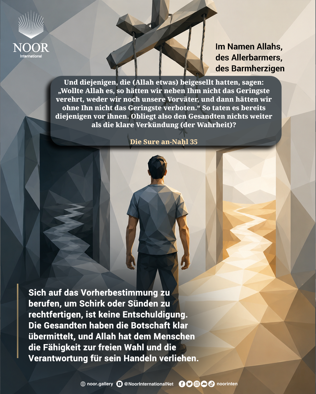 Sich auf das Vorherbestimmung zu berufen, um Schirk oder Sünden
