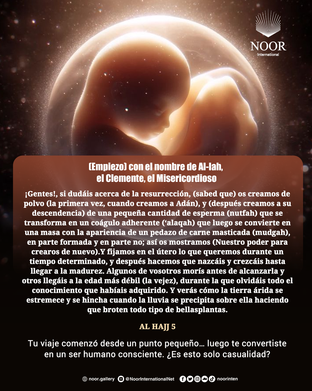 Tu viaje comenzó desde un punto pequeño…