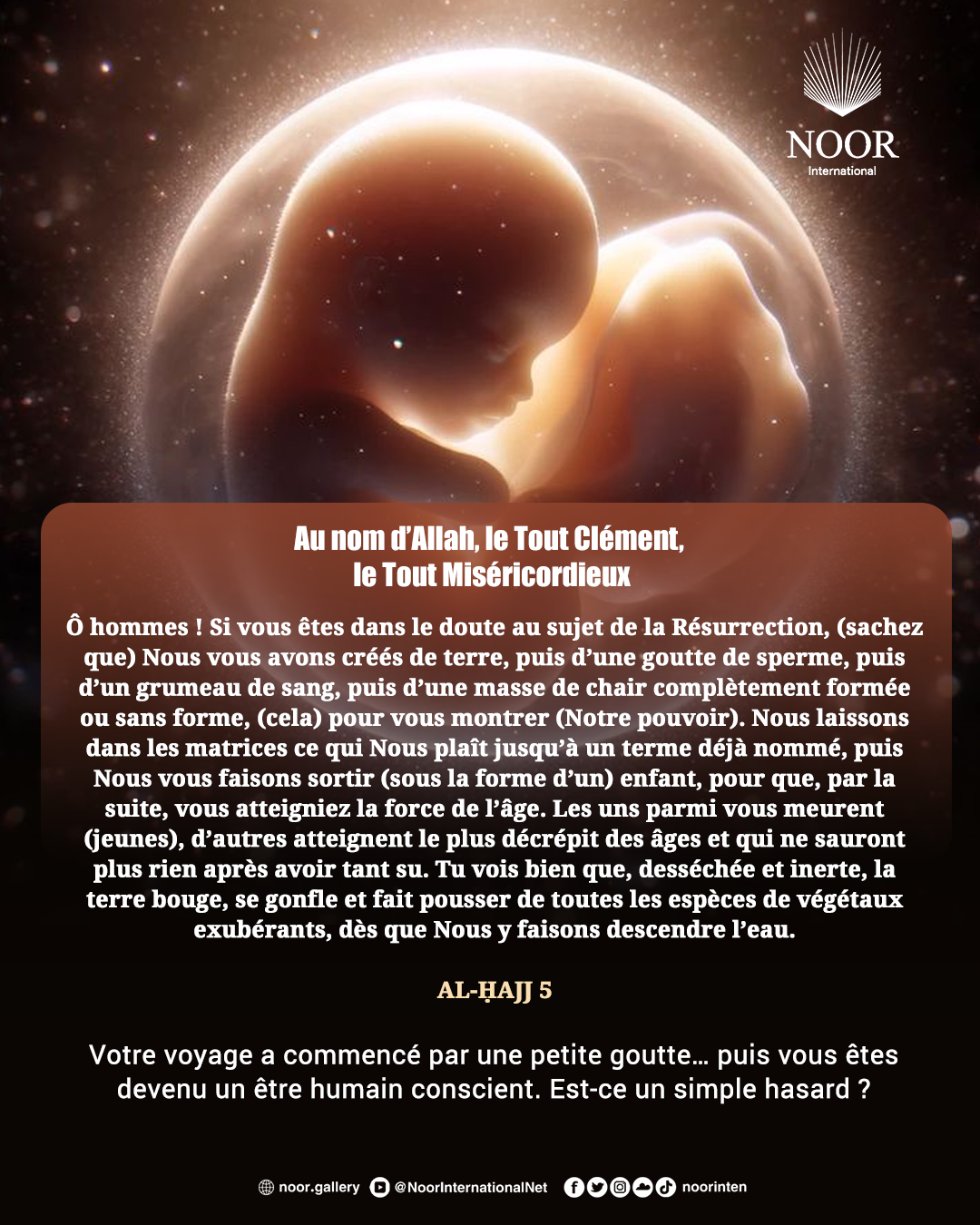 ​Dans chaque chemin clair et dans chaque signe qui vous guide…